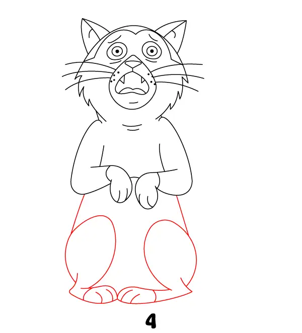 Oggy Cat Step 4