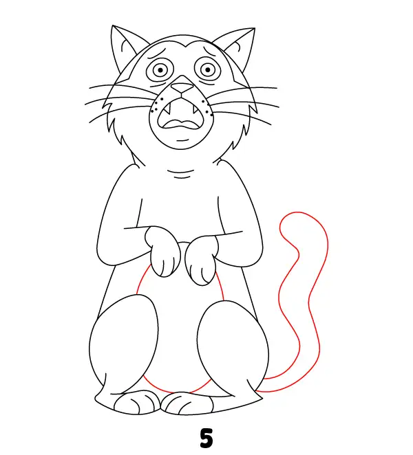 Oggy Cat Step 5