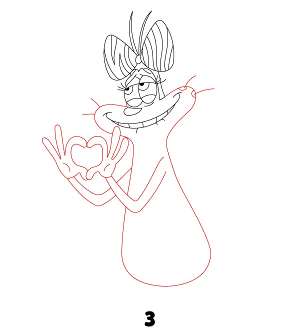 Olivia Heart Sign Step 3