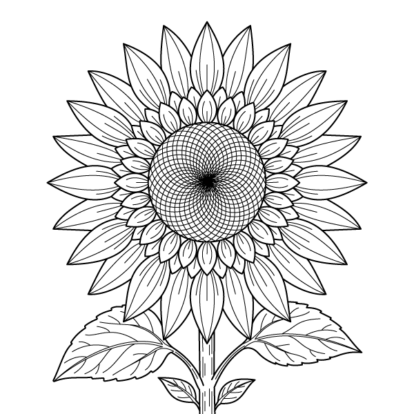 Radiant Sunflower Step 11