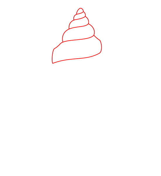 Seashell Step 1