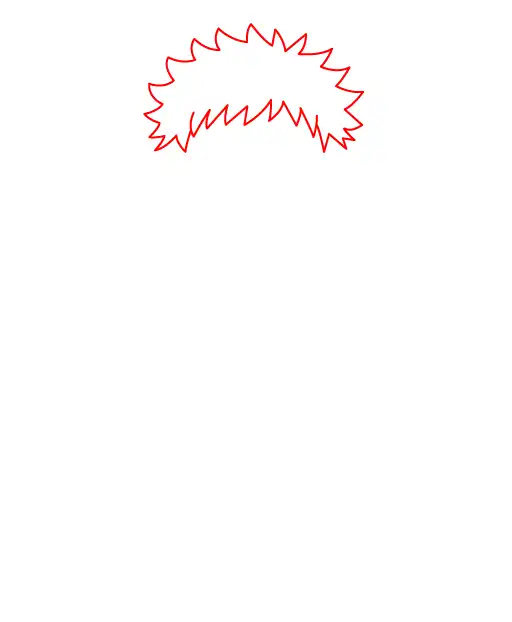 Yuji Itadori Chibi Step 1