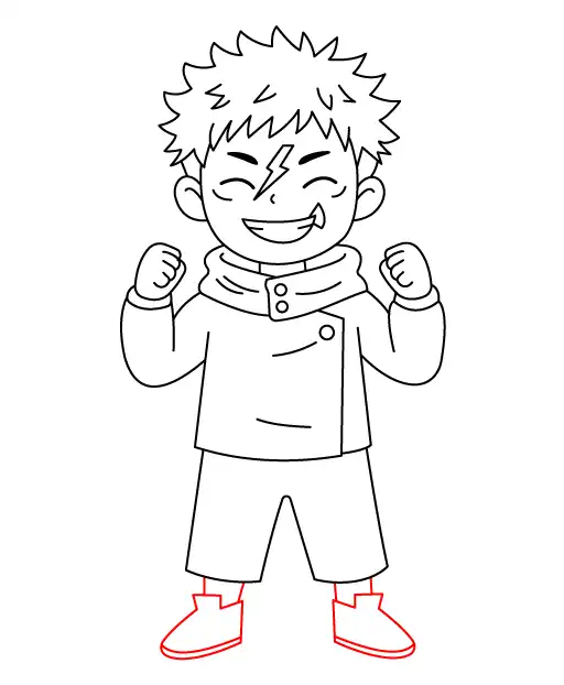 Yuji Itadori Chibi Step 10
