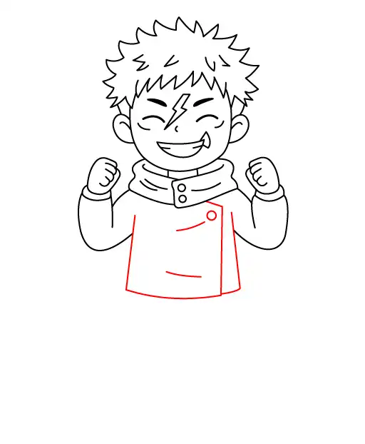 Yuji Itadori Chibi Step 8