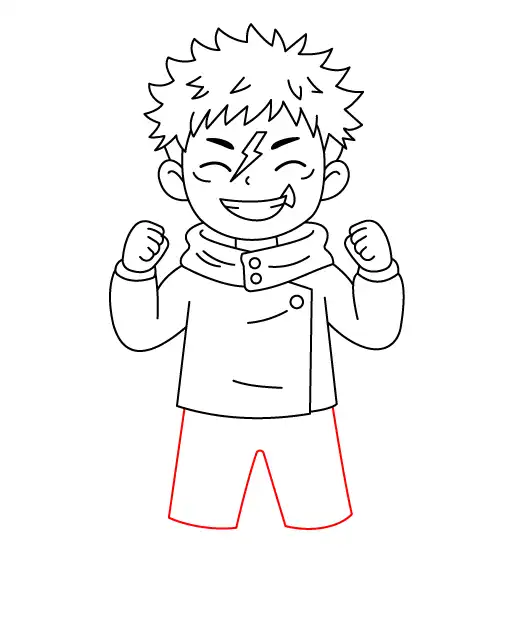Yuji Itadori Chibi Step 9