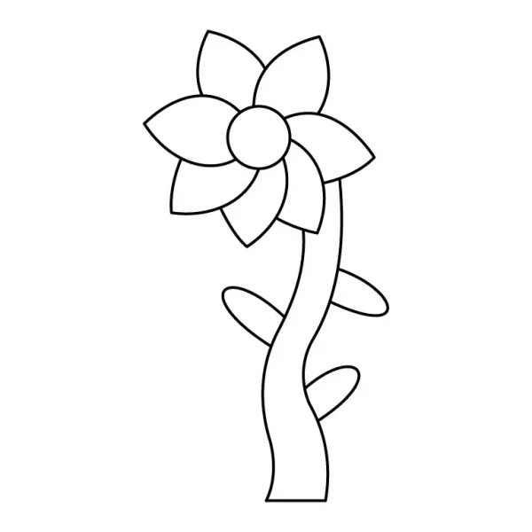 Flower Coloring Page