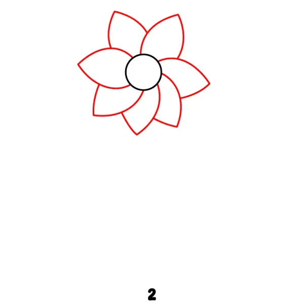 Flower Step 2