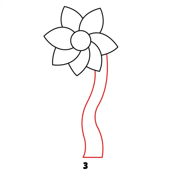 Flower Step 3