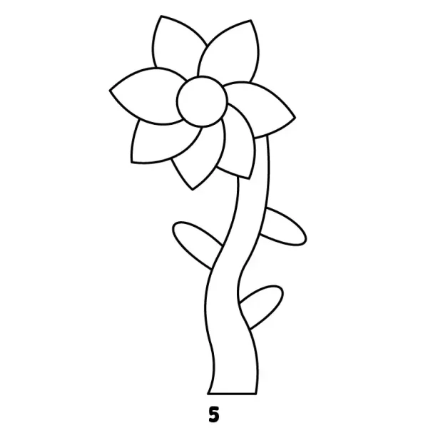 Flower Step 5
