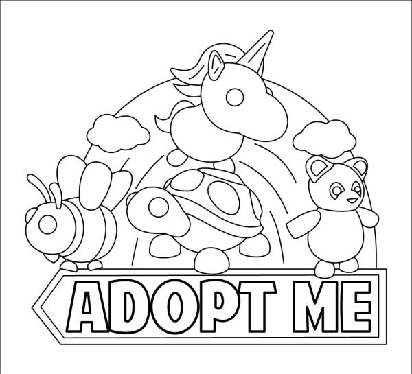 Adopt Me Coloring Page