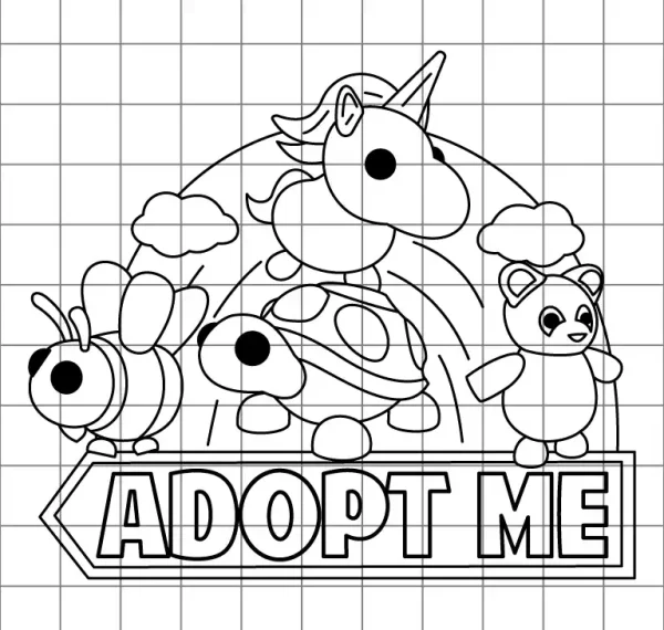 Adopt Me Drawing Grid