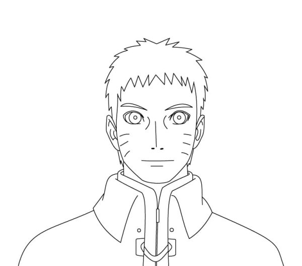 Adult Naruto Coloring Sheet