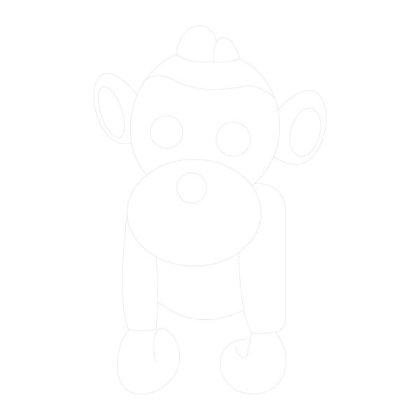 Albino-Monkey-Trace-By-Image-Sheet