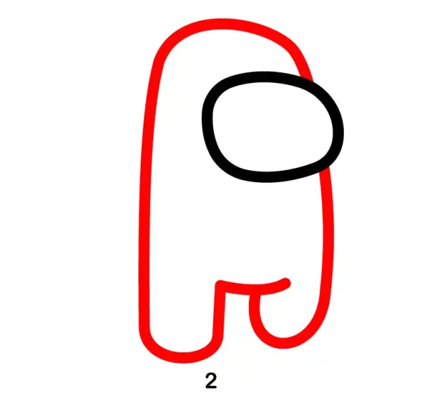 Among Us Crewmate Step 2