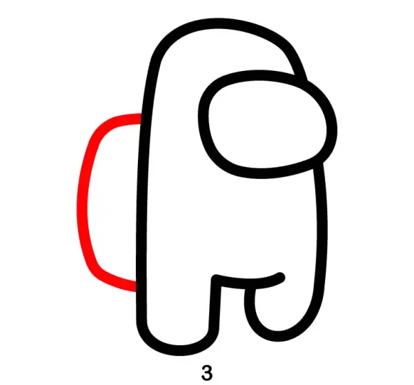 Among Us Crewmate Step 3