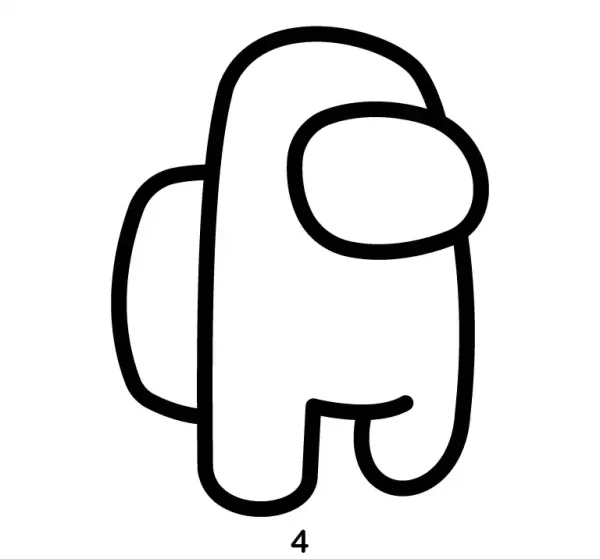 Among Us Crewmate Step 4