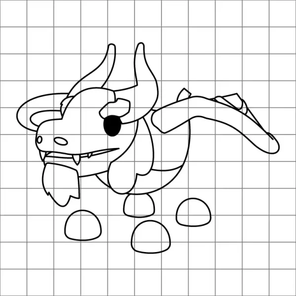 Ancient-Dragon-Drawing-Grid
