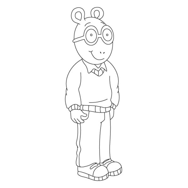 Arthur Read Coloring Sheet