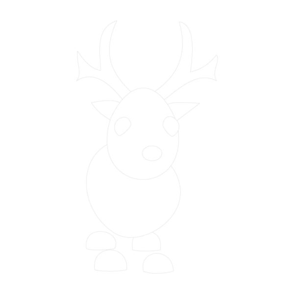 Artic Reindeer Trace By Image