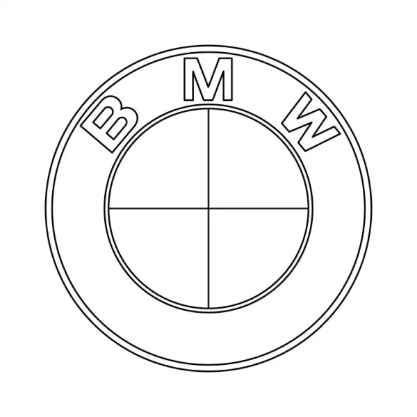 BMW Logo Coloring Page