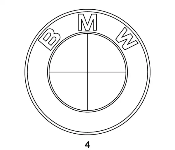 BMW Logo Step 4