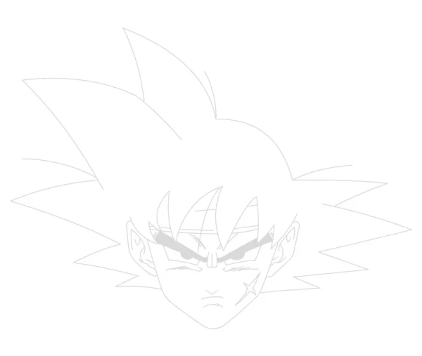 Bardock Head Trace By Image Page