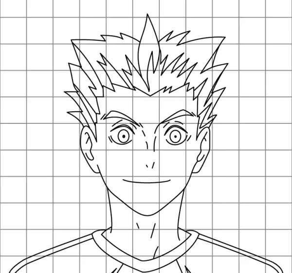 Bokuto Drawing Grid