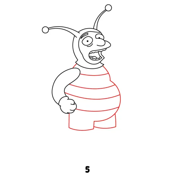 Bumblebee Man Step 5