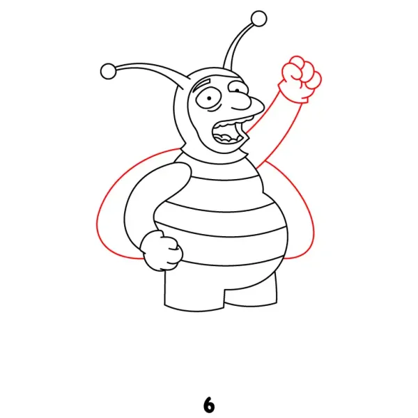 Bumblebee Man Step 6