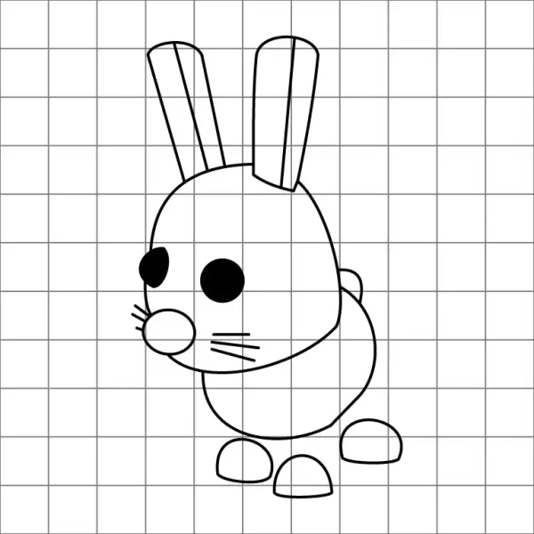 Bunny Drawing Grid