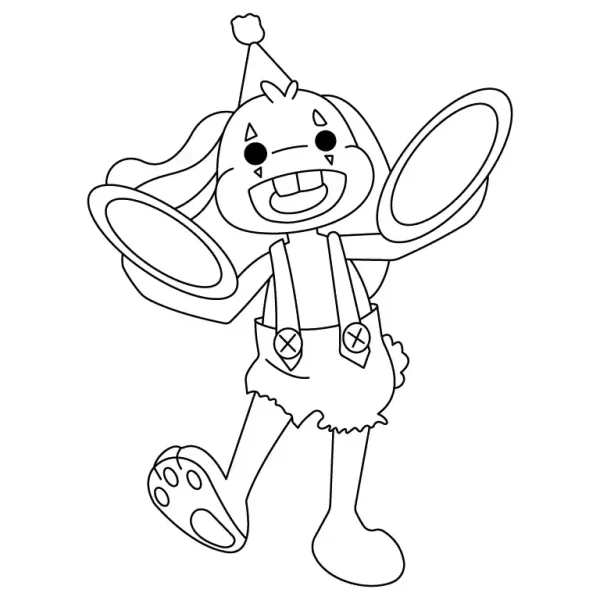 Bunzo Bunny Coloring Page