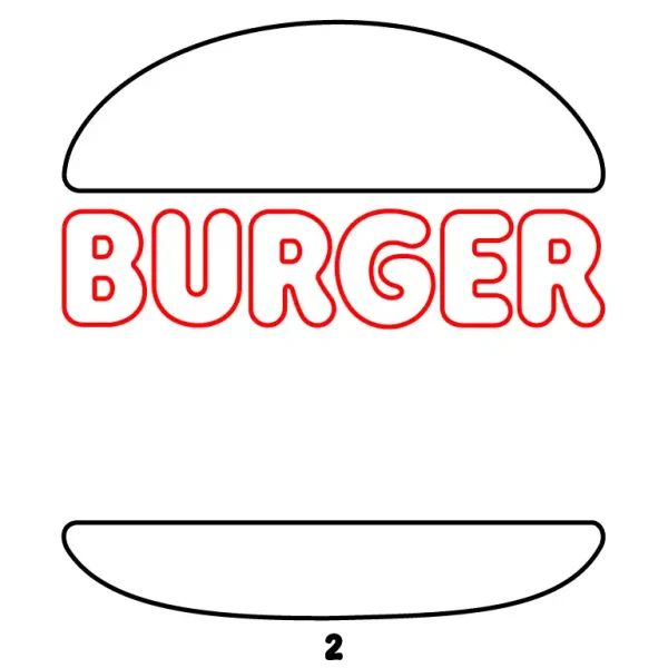 Burger King Logo Step 2