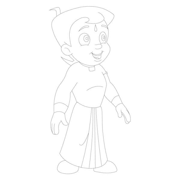Chhota Bheem Tracing Page