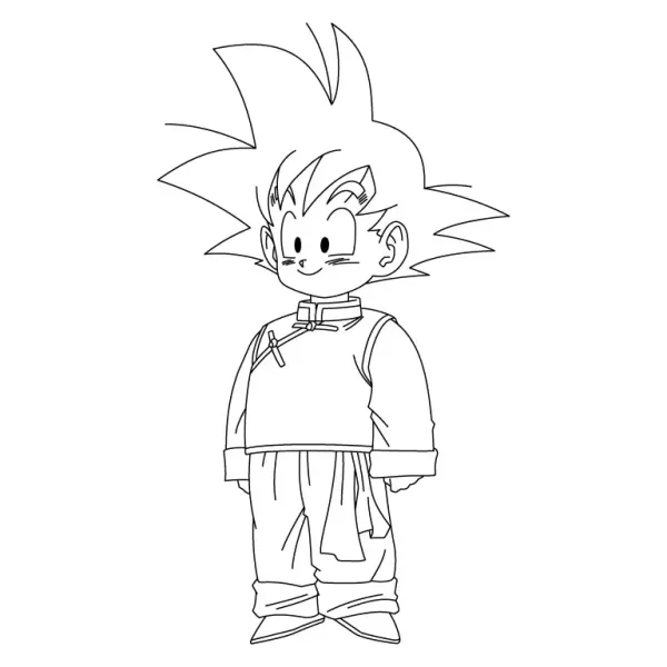 Chi Chi Goten Coloring Page