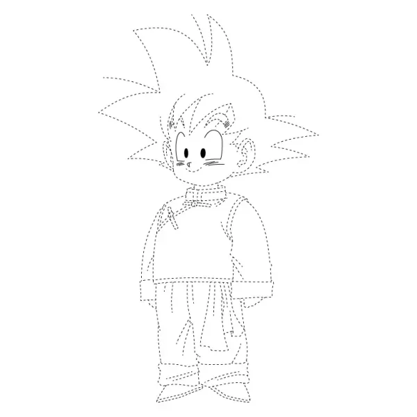 Chi Chi Goten Tracing Page