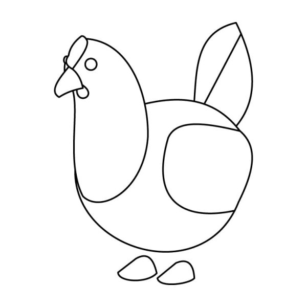 Chicken Coloring Sheet