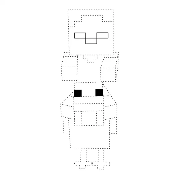 Chicken Jockey Tracing Page