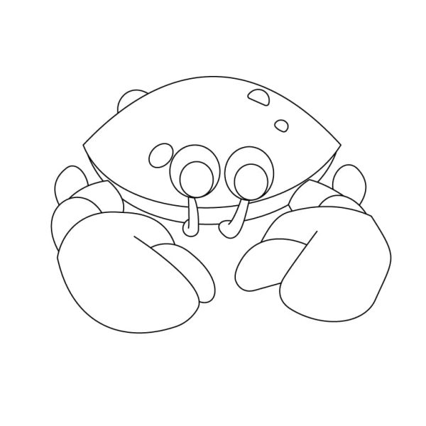 Crab Coloring Page