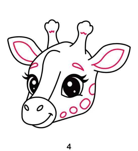 Cute Giraffe Step 4