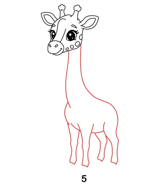 Cute Giraffe Step 5
