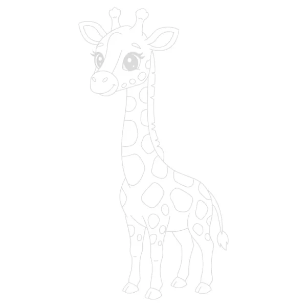 Cute Giraffe Trace By Image Page