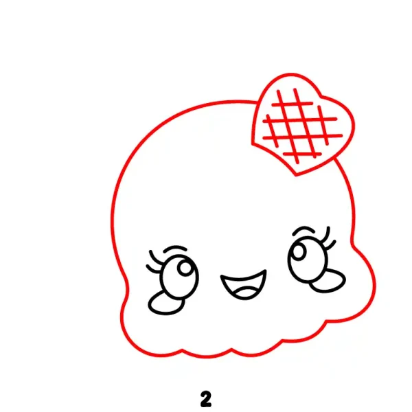 Cute Ice Cream Step 2