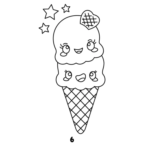 Cute Ice Cream Step 6