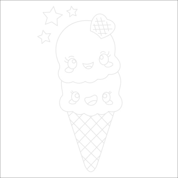 Cute Ice Cream Trace By Image Page