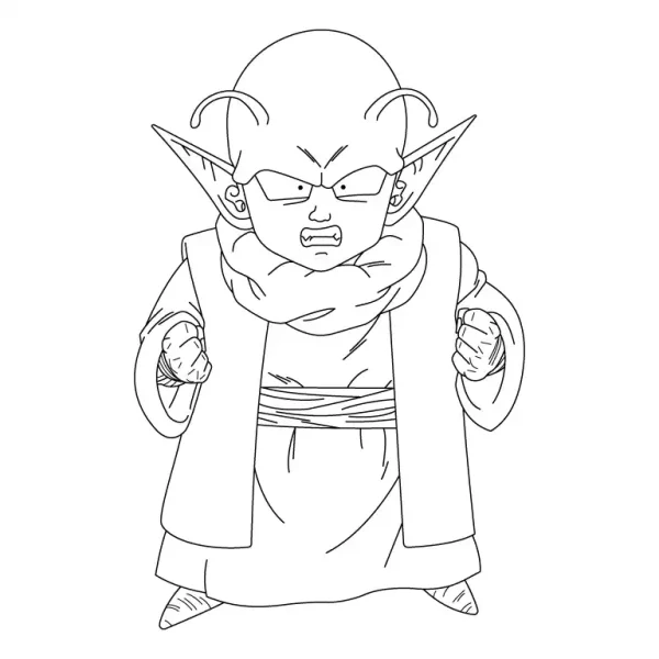 Dende Coloring Page