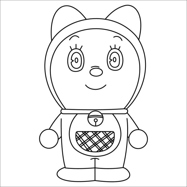 Dorami Coloring Page