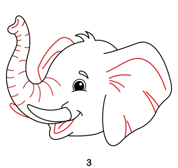 Cute Elephant Step 3