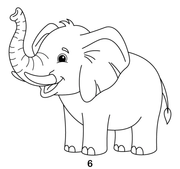 Cute Elephant Step 6