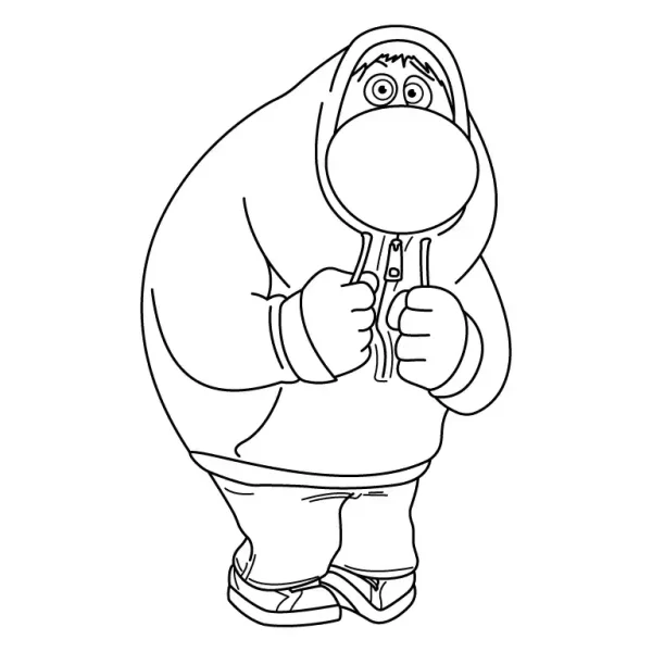 Embarrassment Coloring Page