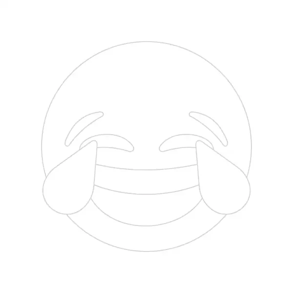 Face With Tears Of Joy Emoji Trace By Image Page